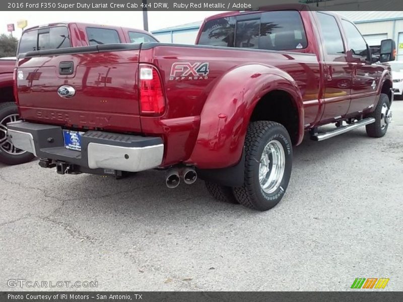 Ruby Red Metallic / Adobe 2016 Ford F350 Super Duty Lariat Crew Cab 4x4 DRW