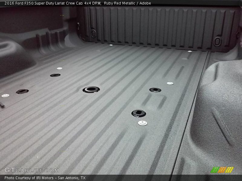 Ruby Red Metallic / Adobe 2016 Ford F350 Super Duty Lariat Crew Cab 4x4 DRW