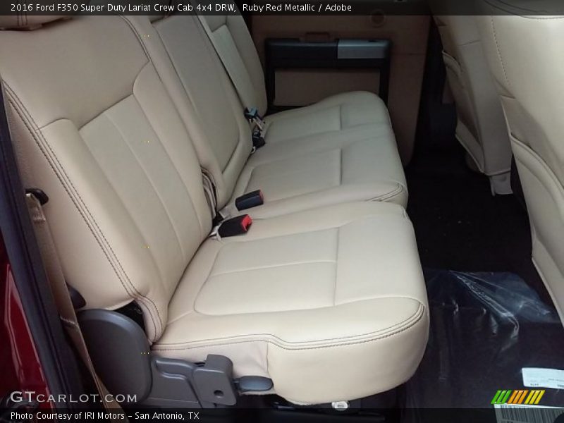 Ruby Red Metallic / Adobe 2016 Ford F350 Super Duty Lariat Crew Cab 4x4 DRW