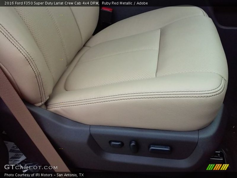 Ruby Red Metallic / Adobe 2016 Ford F350 Super Duty Lariat Crew Cab 4x4 DRW