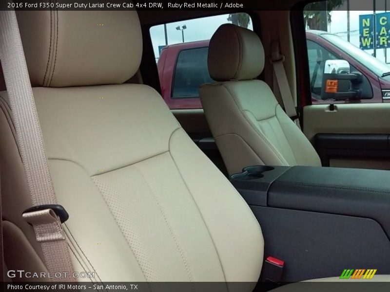 Ruby Red Metallic / Adobe 2016 Ford F350 Super Duty Lariat Crew Cab 4x4 DRW