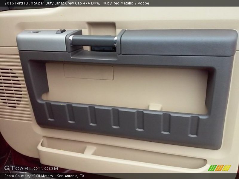 Ruby Red Metallic / Adobe 2016 Ford F350 Super Duty Lariat Crew Cab 4x4 DRW
