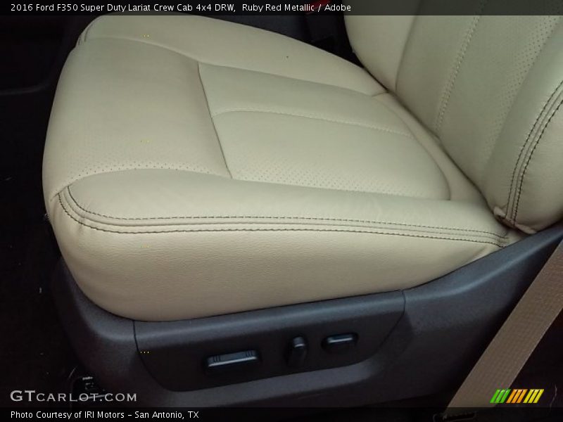 Ruby Red Metallic / Adobe 2016 Ford F350 Super Duty Lariat Crew Cab 4x4 DRW