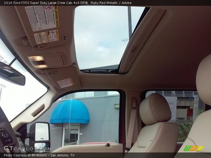 Ruby Red Metallic / Adobe 2016 Ford F350 Super Duty Lariat Crew Cab 4x4 DRW