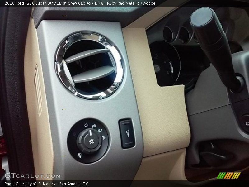 Ruby Red Metallic / Adobe 2016 Ford F350 Super Duty Lariat Crew Cab 4x4 DRW