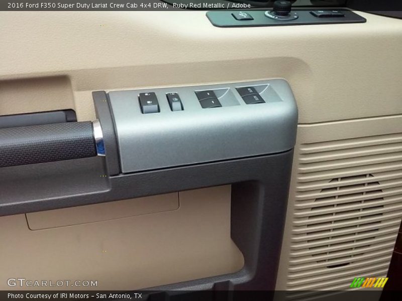 Ruby Red Metallic / Adobe 2016 Ford F350 Super Duty Lariat Crew Cab 4x4 DRW