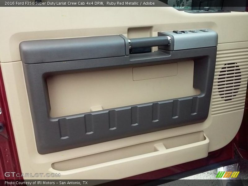 Ruby Red Metallic / Adobe 2016 Ford F350 Super Duty Lariat Crew Cab 4x4 DRW