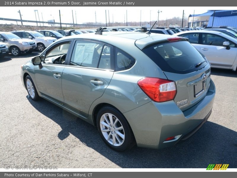 Jasmine Green Metallic / Ivory 2014 Subaru Impreza 2.0i Premium 5 Door