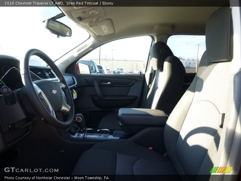 Siren Red Tintcoat / Ebony 2016 Chevrolet Traverse LT AWD