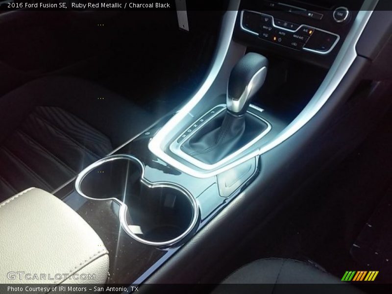 Ruby Red Metallic / Charcoal Black 2016 Ford Fusion SE