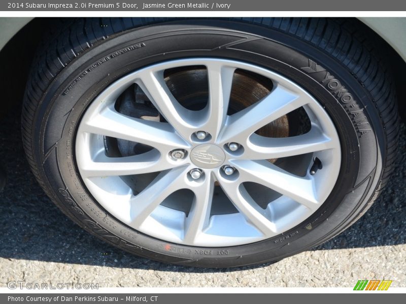 Jasmine Green Metallic / Ivory 2014 Subaru Impreza 2.0i Premium 5 Door