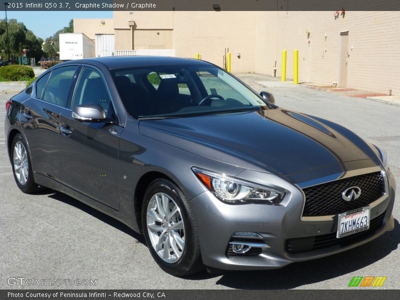 Graphite Shadow / Graphite 2015 Infiniti Q50 3.7