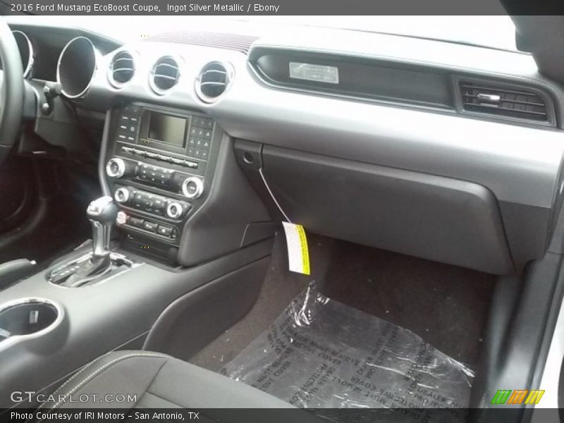 Ingot Silver Metallic / Ebony 2016 Ford Mustang EcoBoost Coupe