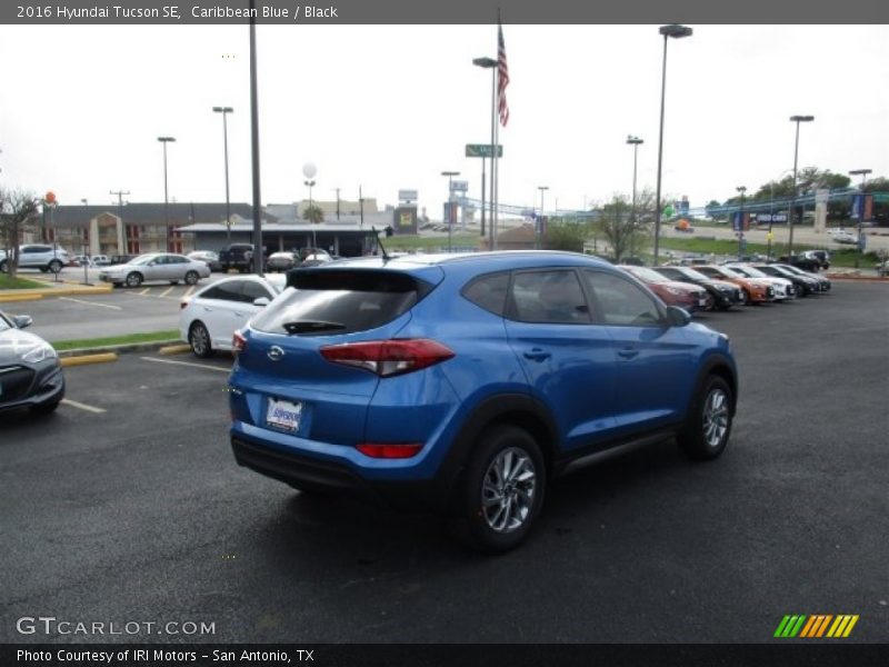 Caribbean Blue / Black 2016 Hyundai Tucson SE
