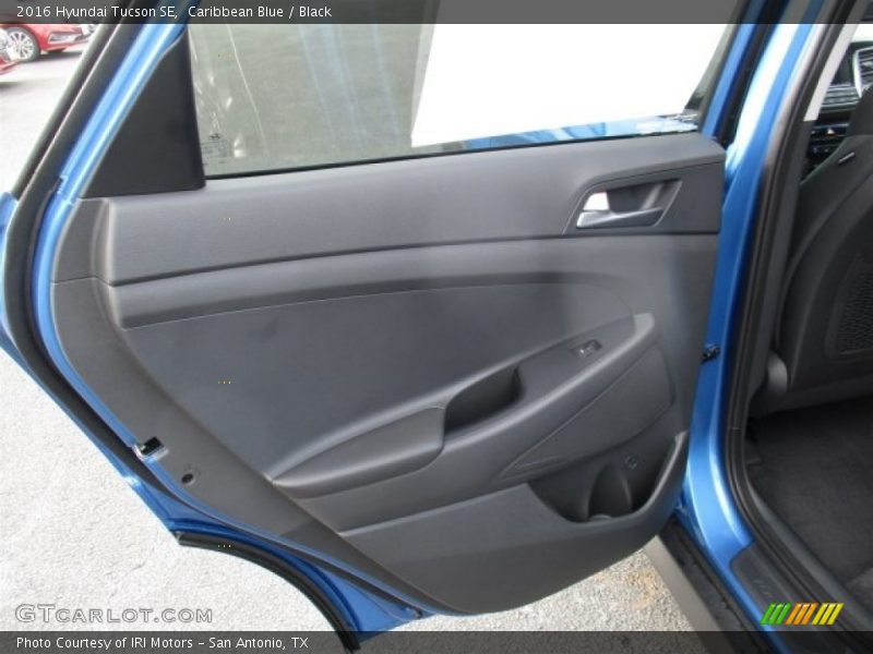 Caribbean Blue / Black 2016 Hyundai Tucson SE