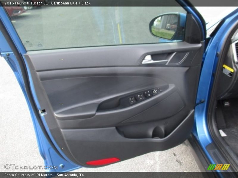 Caribbean Blue / Black 2016 Hyundai Tucson SE