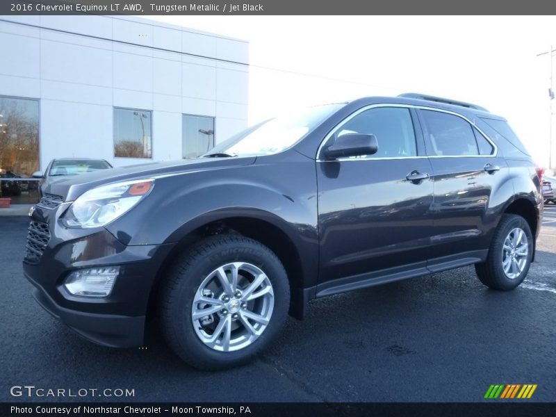 Tungsten Metallic / Jet Black 2016 Chevrolet Equinox LT AWD