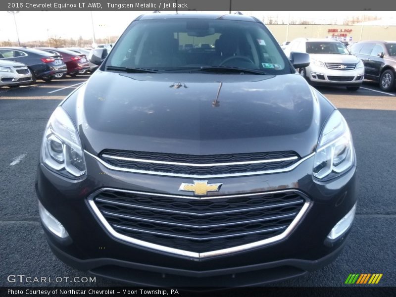Tungsten Metallic / Jet Black 2016 Chevrolet Equinox LT AWD