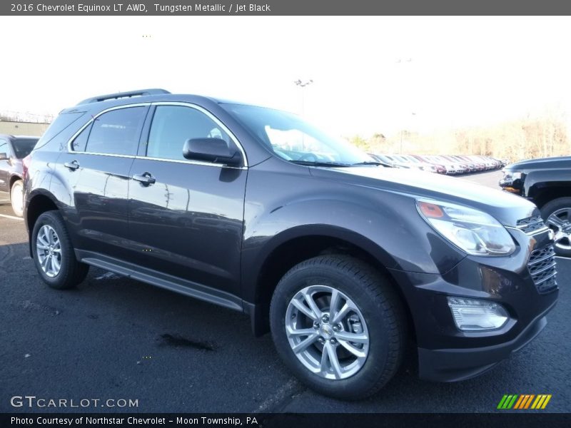 Tungsten Metallic / Jet Black 2016 Chevrolet Equinox LT AWD