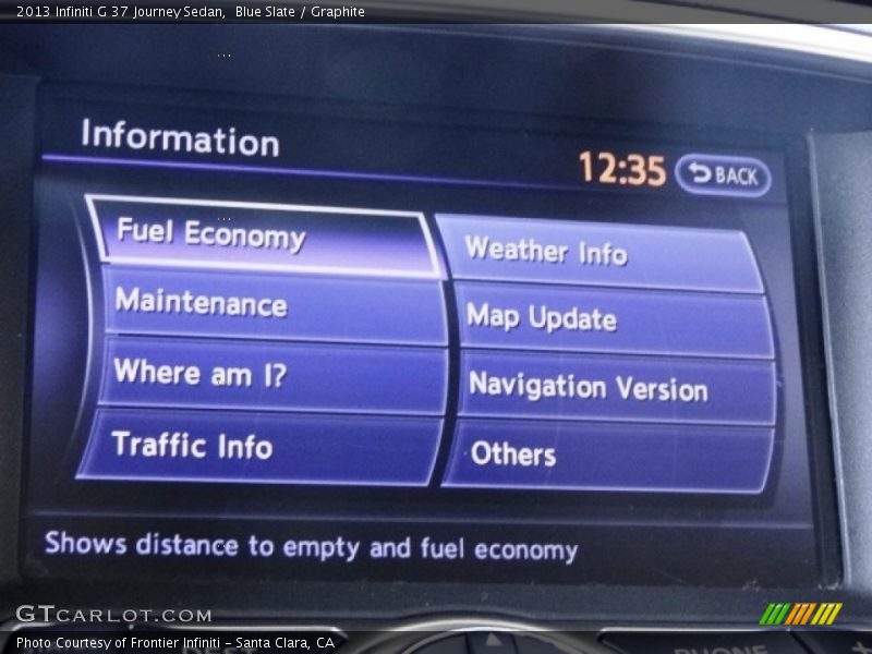 Blue Slate / Graphite 2013 Infiniti G 37 Journey Sedan