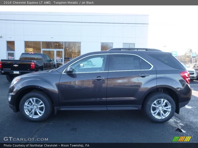 Tungsten Metallic / Jet Black 2016 Chevrolet Equinox LT AWD