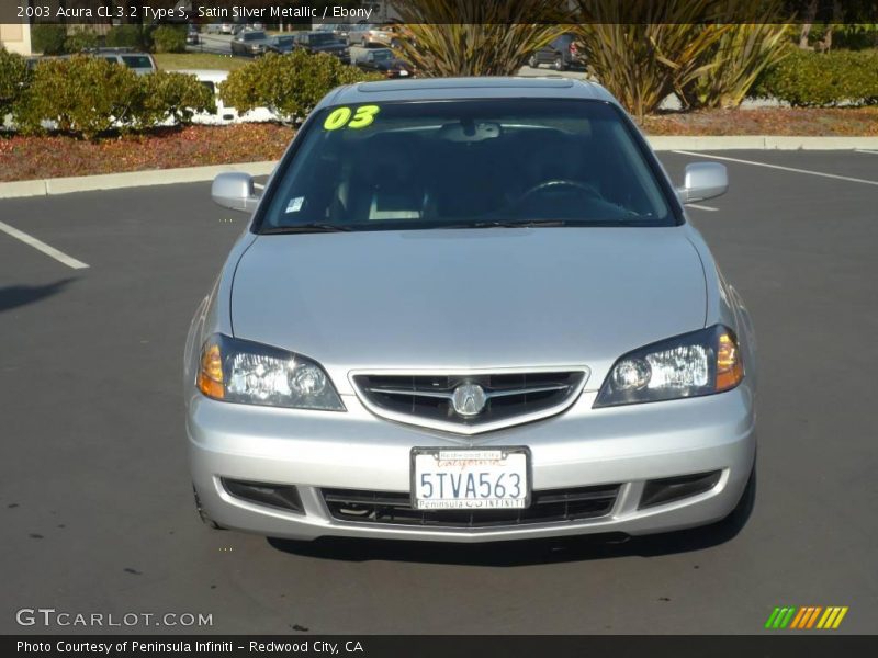 Satin Silver Metallic / Ebony 2003 Acura CL 3.2 Type S