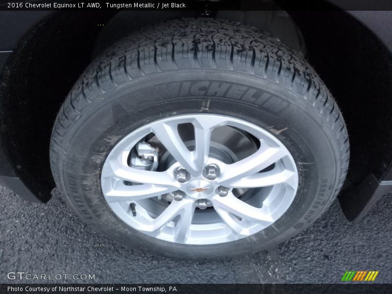 Tungsten Metallic / Jet Black 2016 Chevrolet Equinox LT AWD