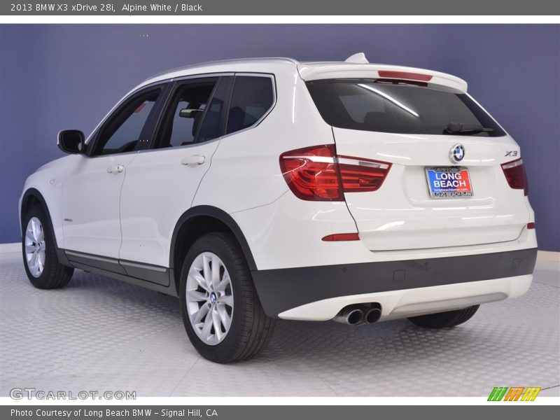 Alpine White / Black 2013 BMW X3 xDrive 28i