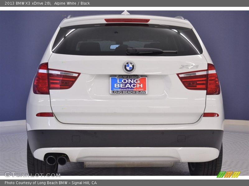Alpine White / Black 2013 BMW X3 xDrive 28i