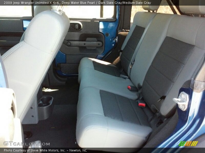 Deep Water Blue Pearl / Dark Slate Gray/Medium Slate Gray 2009 Jeep Wrangler Unlimited X 4x4