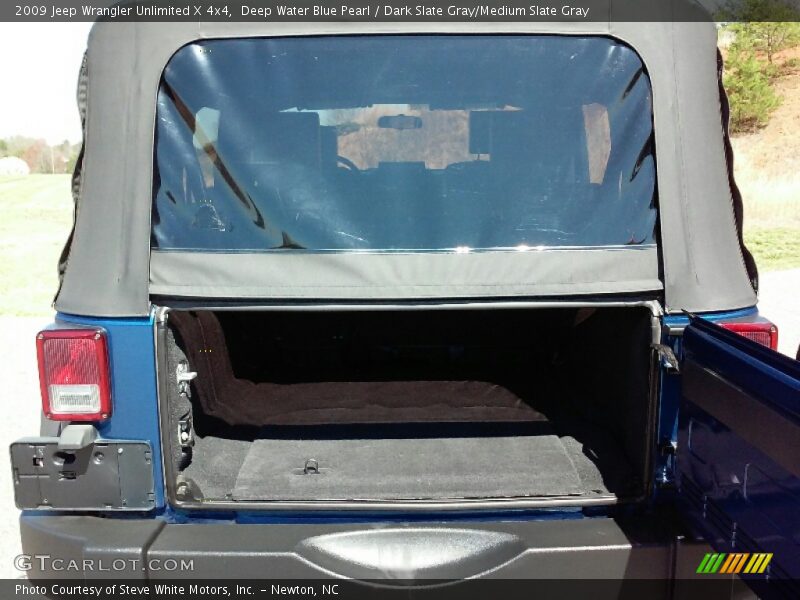 Deep Water Blue Pearl / Dark Slate Gray/Medium Slate Gray 2009 Jeep Wrangler Unlimited X 4x4