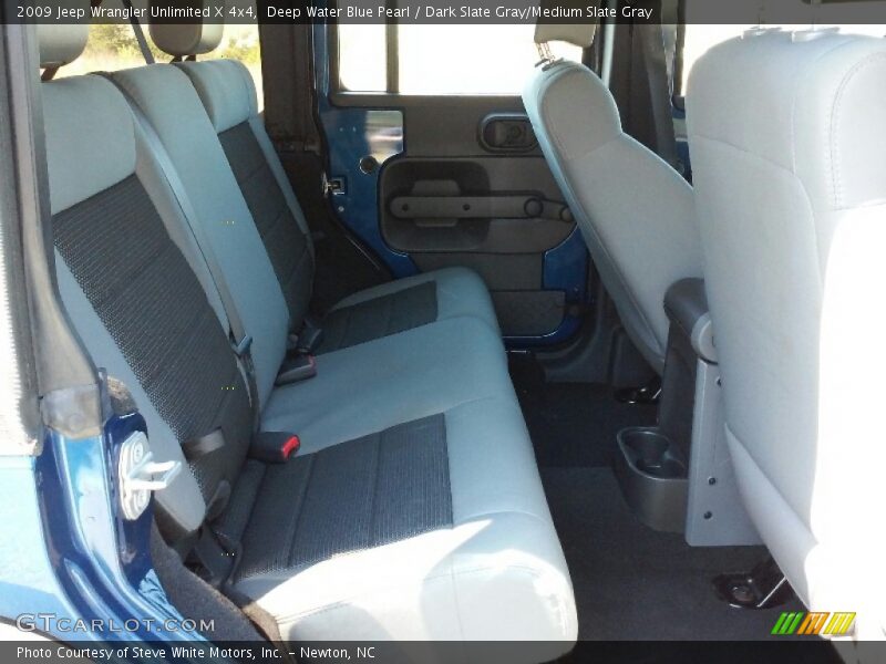 Deep Water Blue Pearl / Dark Slate Gray/Medium Slate Gray 2009 Jeep Wrangler Unlimited X 4x4