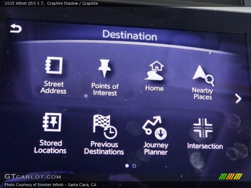 Graphite Shadow / Graphite 2015 Infiniti Q50 3.7