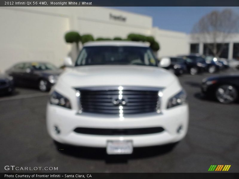 Moonlight White / Wheat 2012 Infiniti QX 56 4WD