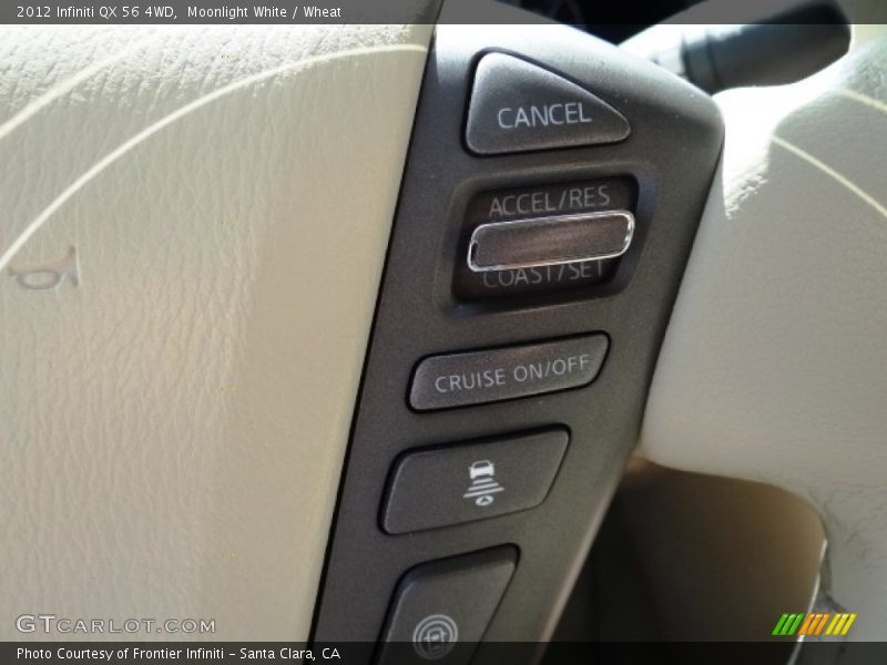 Moonlight White / Wheat 2012 Infiniti QX 56 4WD