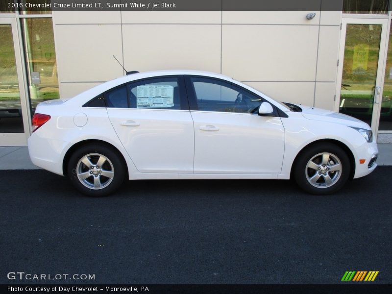 Summit White / Jet Black 2016 Chevrolet Cruze Limited LT