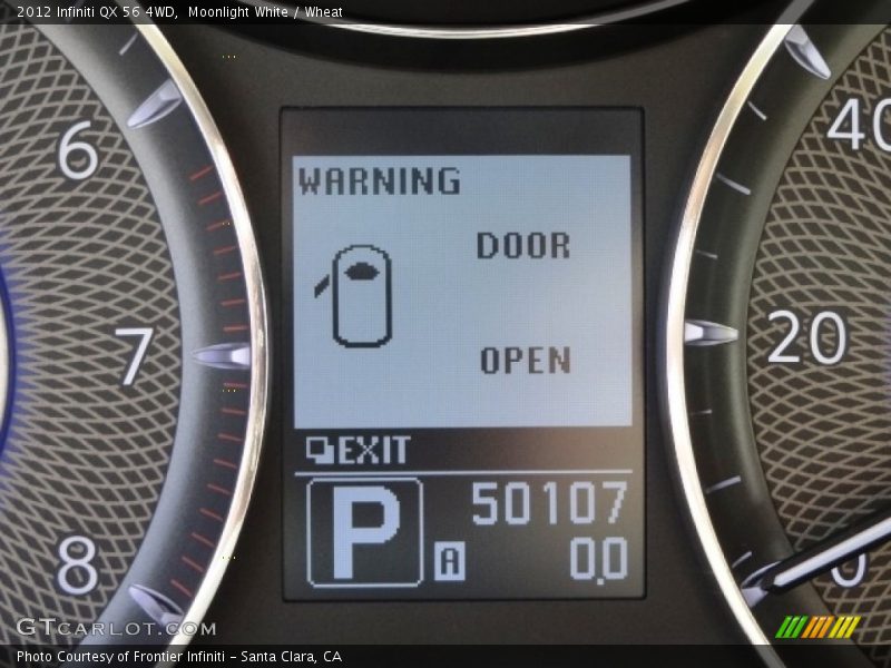 Moonlight White / Wheat 2012 Infiniti QX 56 4WD