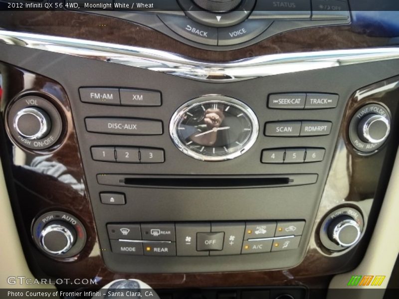 Moonlight White / Wheat 2012 Infiniti QX 56 4WD
