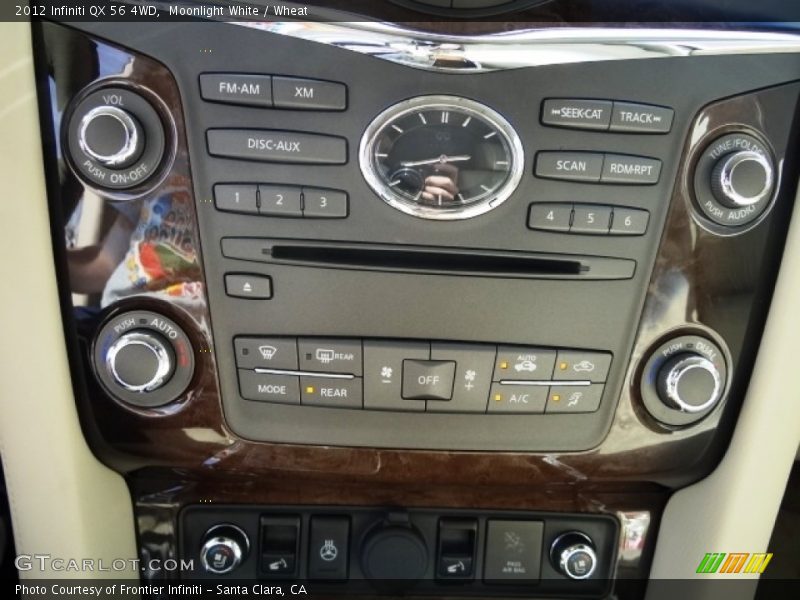 Moonlight White / Wheat 2012 Infiniti QX 56 4WD