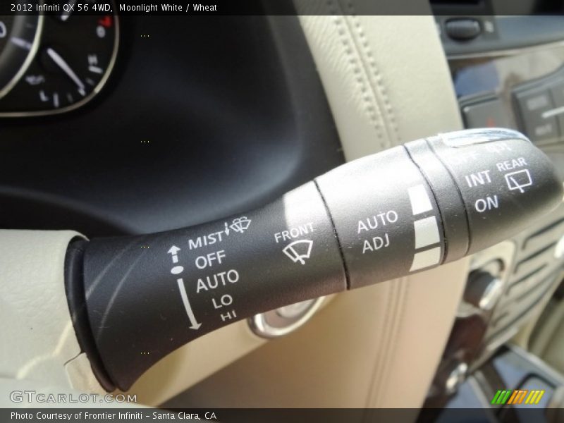Moonlight White / Wheat 2012 Infiniti QX 56 4WD
