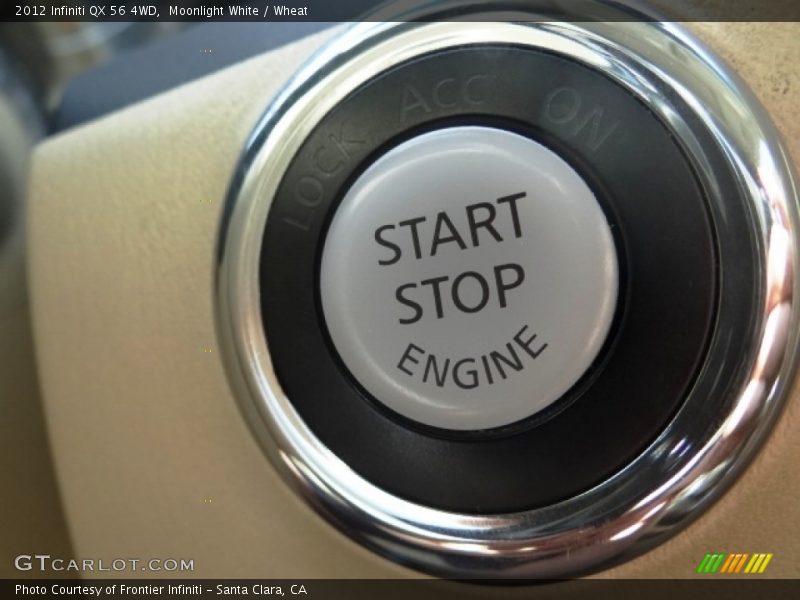 Moonlight White / Wheat 2012 Infiniti QX 56 4WD