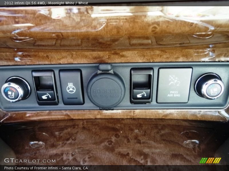Moonlight White / Wheat 2012 Infiniti QX 56 4WD