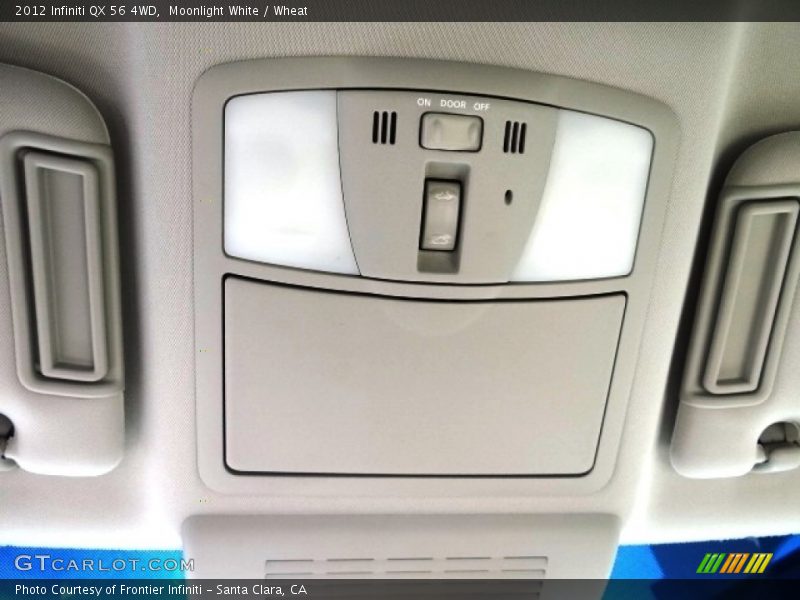 Moonlight White / Wheat 2012 Infiniti QX 56 4WD