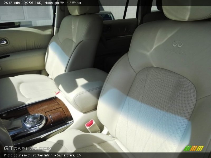 Moonlight White / Wheat 2012 Infiniti QX 56 4WD