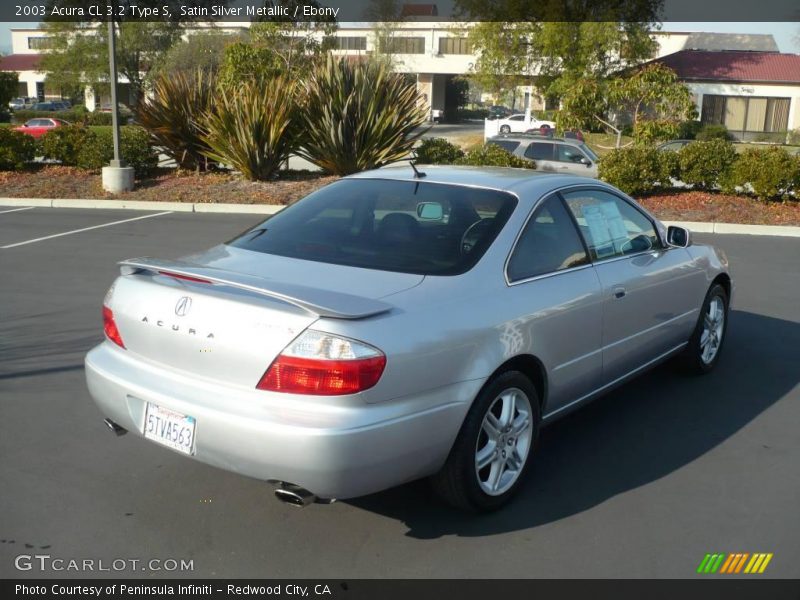 Satin Silver Metallic / Ebony 2003 Acura CL 3.2 Type S