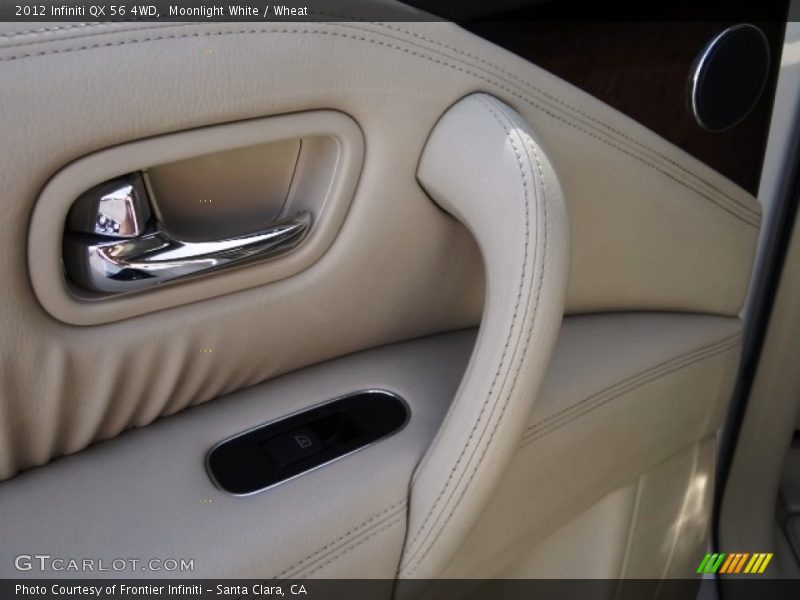Moonlight White / Wheat 2012 Infiniti QX 56 4WD