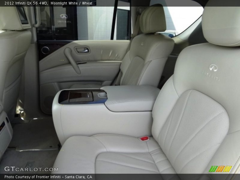 Moonlight White / Wheat 2012 Infiniti QX 56 4WD