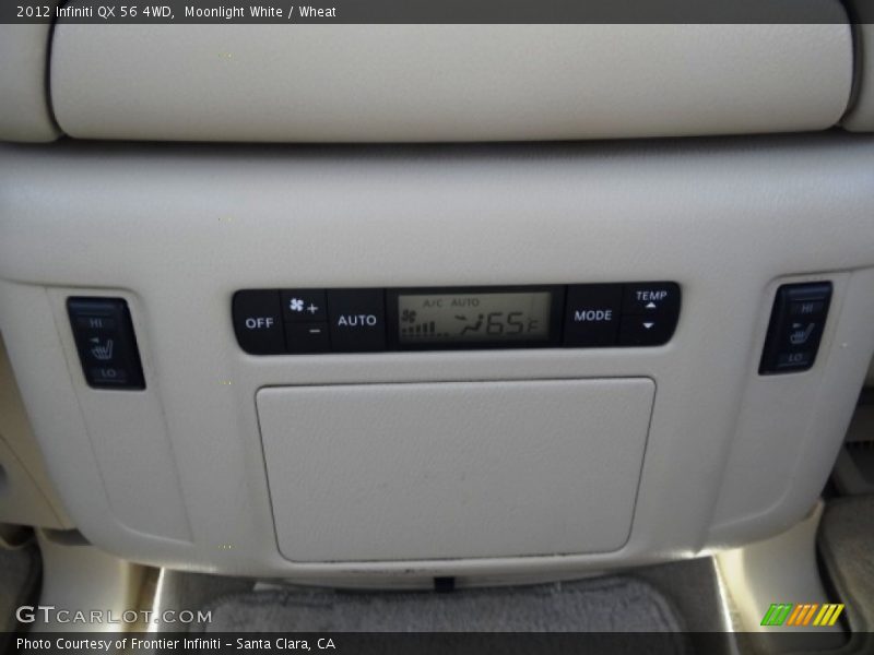 Moonlight White / Wheat 2012 Infiniti QX 56 4WD