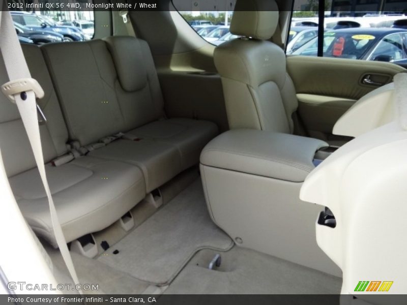 Moonlight White / Wheat 2012 Infiniti QX 56 4WD