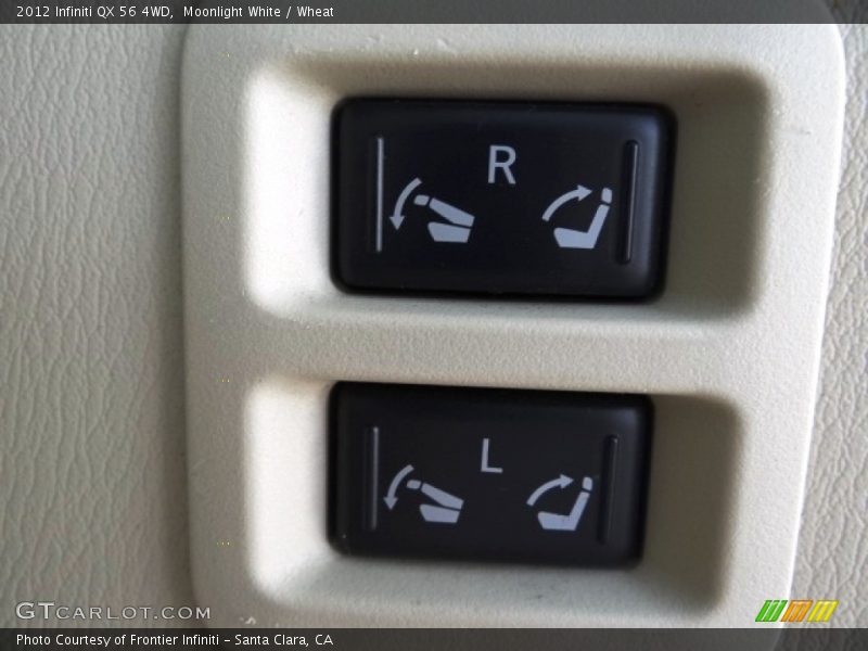 Moonlight White / Wheat 2012 Infiniti QX 56 4WD